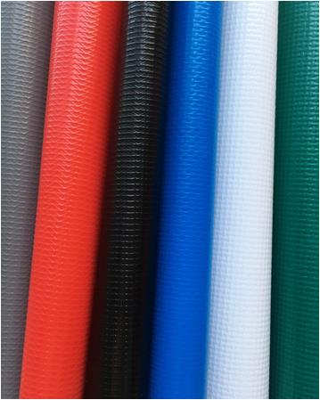 PVC Monochrome Mesh Fabric